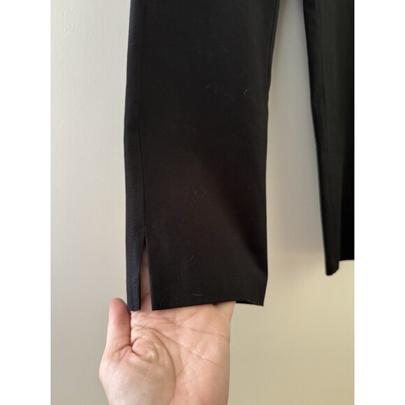 Eileen Fisher Women's Small Pull On Pants Black Straight Leg #RN78121 - Picture 3 of 9